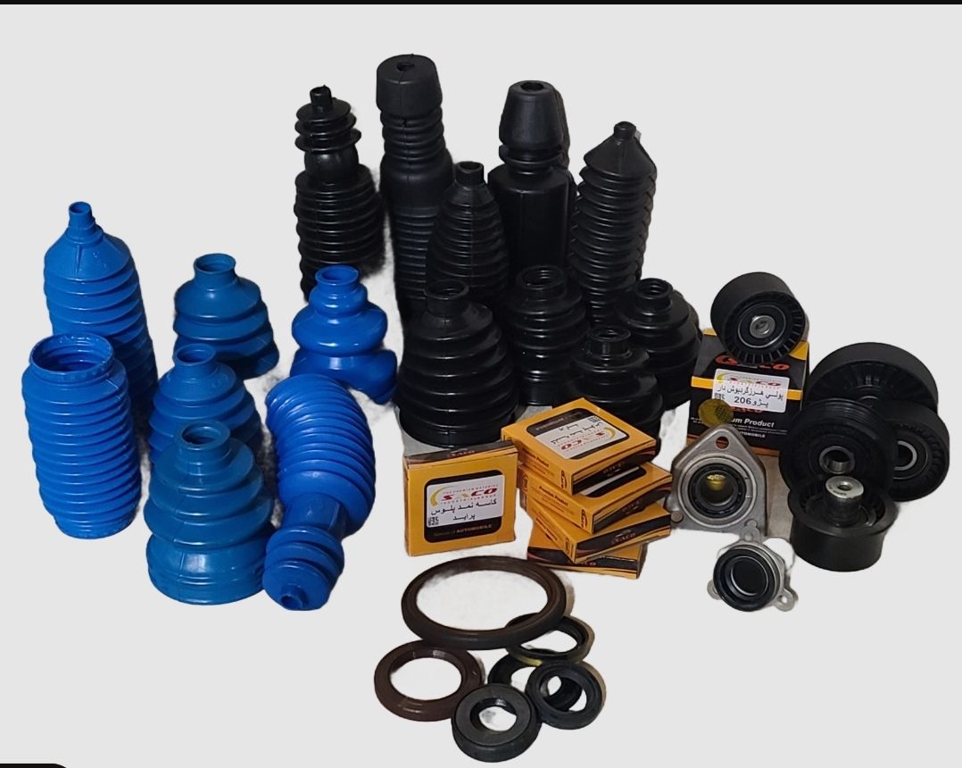 گردگیر جعبه فرمان پژو 405 دو سر گشاد آبی برند صاکو  (فروش عمده)